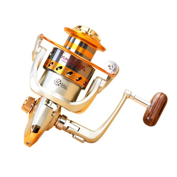 

new ef500 - 9000 series aluminum fishing reels 12bb ball bearings type reel anti seawater corrosion roller fishing