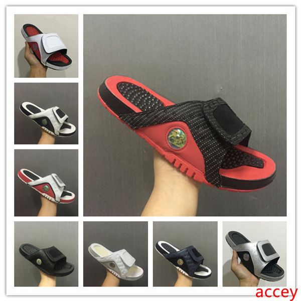 

new 13 slippers 13s blue black white red women house indoor rubber designer sandals hydro slides basketball shoes casual running sneakers