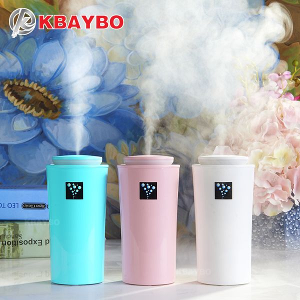 

260 мл usb автомобильный увлажнитель ультразвуковой увлажнитель воздуха мини диффузор увлажнение туман чайник со светодиодной подсветкой для