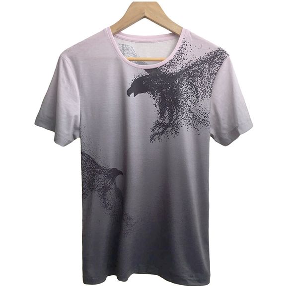 

new mens t shirt round neck 2019 summer fashion tees male t-shirt male cotton print boys tshirt black high quality, White;black