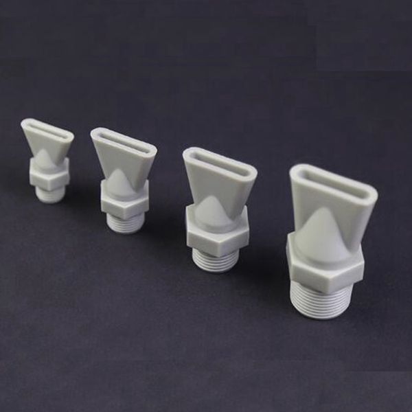 

5pcs 1/4" 3/8" 1/2" 3/4" male thread plastic flat nozzle duck mouth dust blowing sprayer micro irrigation water jet spri