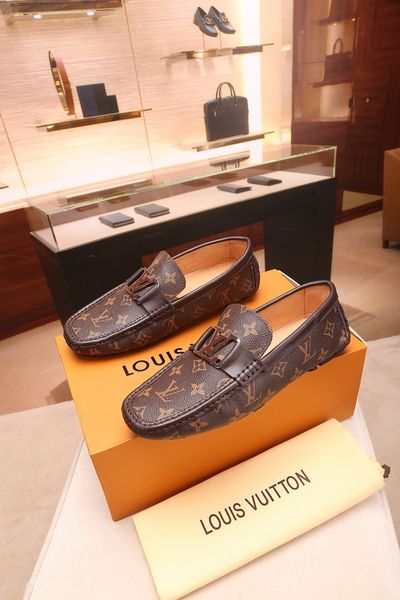 

2020 platform leather metal buckle slippers men's casual flat work shoes comfortable off red bottom casual shoes03
