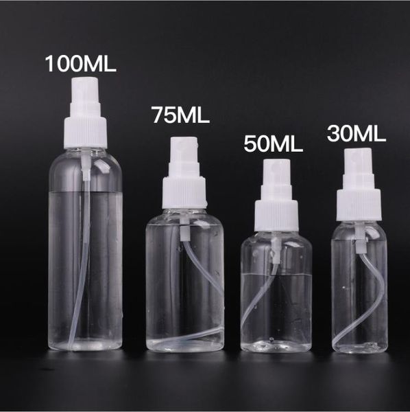 

empty transparent portable makeup factory price 15ml 30ml 50ml 60ml 100ml plastic bottle sprayers spray bottles