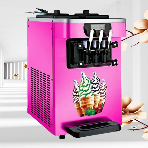 Macchina per gelato soft Taylor automatica a tre gusti per vendita diretta in fabbrica, macchina per gelato desktop di alta qualità, congelatore per gelato