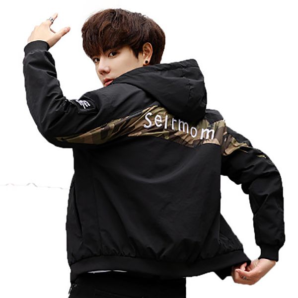 

genuine jacket men long kurtka jesienna street wear bomber jackets coats male autumn moletom masculino com capuz 70b1003, Black;brown