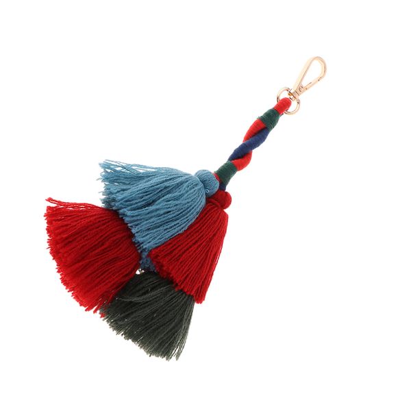 

hand made multicolor bohemian pom pom кисточка сумка шарм брелок