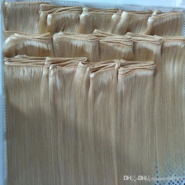 

elibess human hair 613 blonde 3 bundles same length brazilian virgin hair extensions pure dyed human hair,100g bundle, dhl, Black