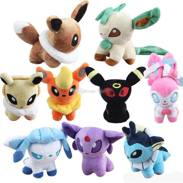 

pocket monster plush toys stuffed dolls umbreon bikachu eevee toys espeon jolteon vaporeon flareon glaceon animals stuffed dolls