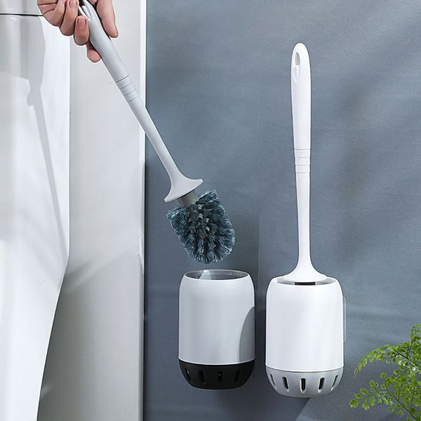 

toilet brush household long handle cleaning brush wall-mounted or floor-standing cleaning product bathroom accessories set
