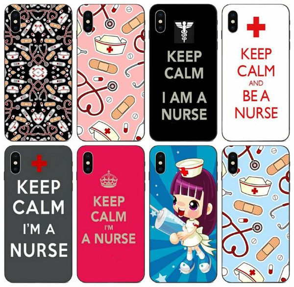 

[tongtrade] nurse group tools injections pattern case for apple iphone 11 pro max x xs 8s 7s 6s 5 galaxy m30 m40 huawei g9 lg nexus 5x case