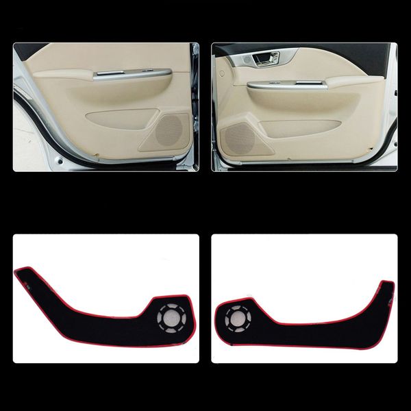 

4pcs fabric door protection mats anti-kick decorative pads for excelle 2008-2015