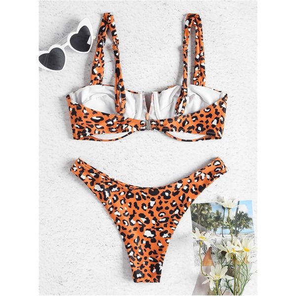 

купальники для женщин дизайнера бикини косточек leopard demi купальника женщина купальники sexy ремни с низким бикини оранжевого thong купал, White;black