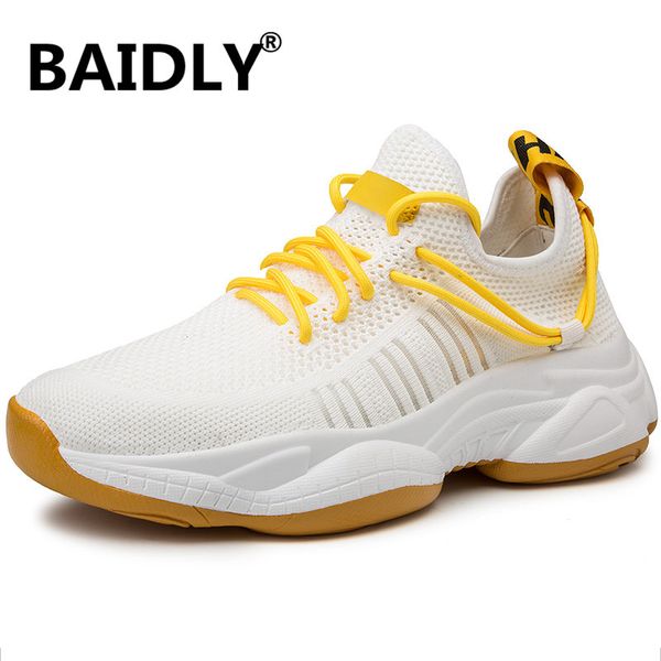 

height increasing men dad running shoes breathable mesh sports shoes male thick sole comfortable man sneakers zapatillas