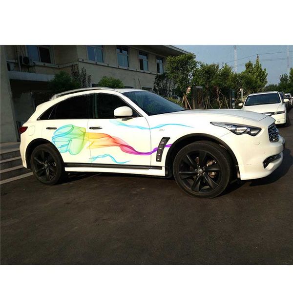 

personality decals modified symphony smoke car stickers fashionable colorful body stickers
