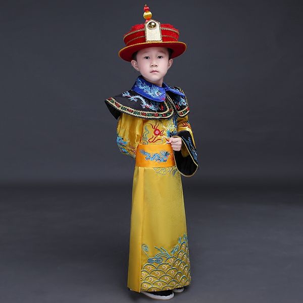 

china boys chinese emperor costume ancient costumes chinese emperor clothes prince robe clothing tang dynasty emperors, Black;red