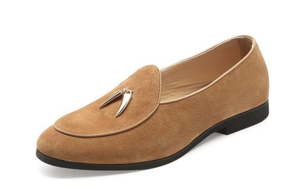 

2020 promotion new spring men velvet loafers party wedding shoes europe style red/black/green velvet slippers driving moccasins bmm105