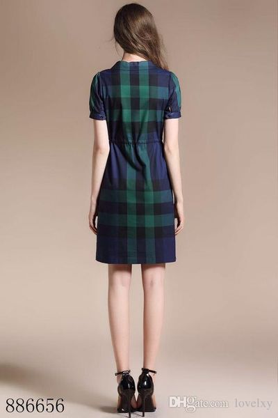 

new high-end women's wholesale ol all-match slim skirt skirt england plaid cotton size slim straight waist dress commuter, White;black