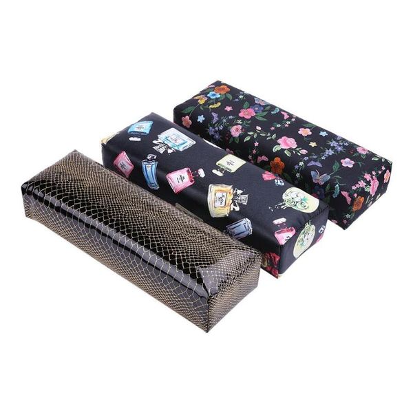 

pu leather soft nail art hand cushion pillow manicure arm rests holder tool, Silver
