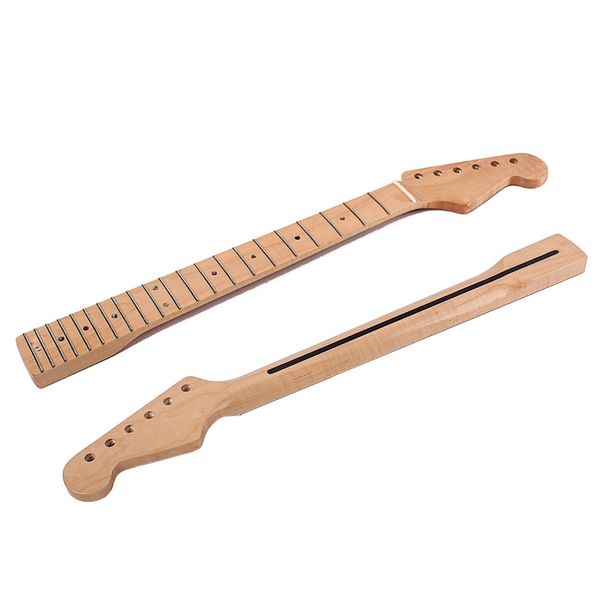 

21 лада tiger flame maple гитара шеи замена maple для telecaster электрогитара с dots natural glossy x # 2