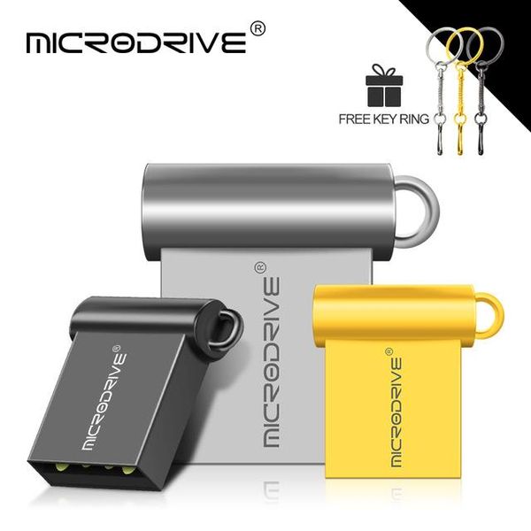 

happy super mini metal usb flash drive 64gb 32gb 16gb 8gb 4gb flash drive portable 128gb memory stick pendrive storage flash disk