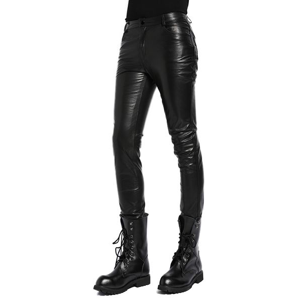 mens genuine leather pants