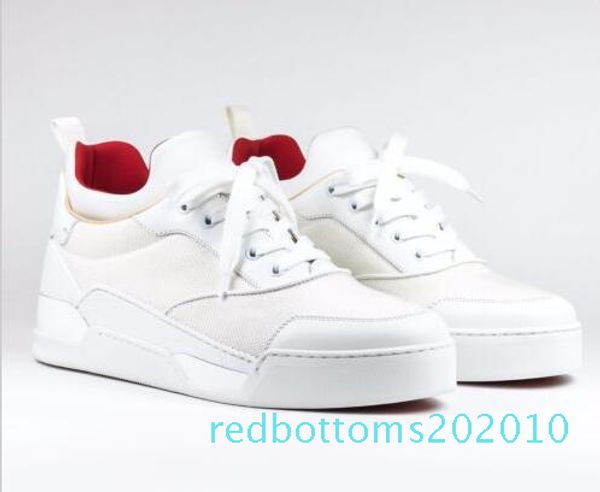 

aurelien red bottom shoes for men sneaker sports shoes flat aurelien sneakers trainers birthday wedding r10, Black