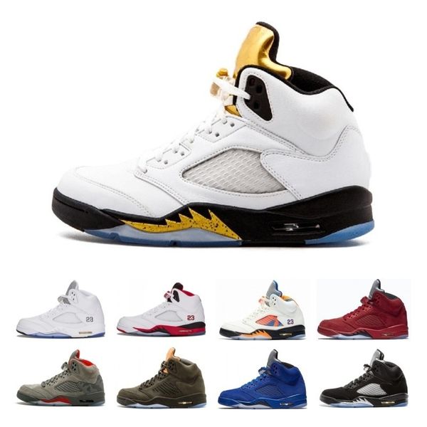 

michigan fab 5 inspire satin bred fresh 5 wings 5s psg black men basketball shoes paris laney og white grape mens sports sneakers