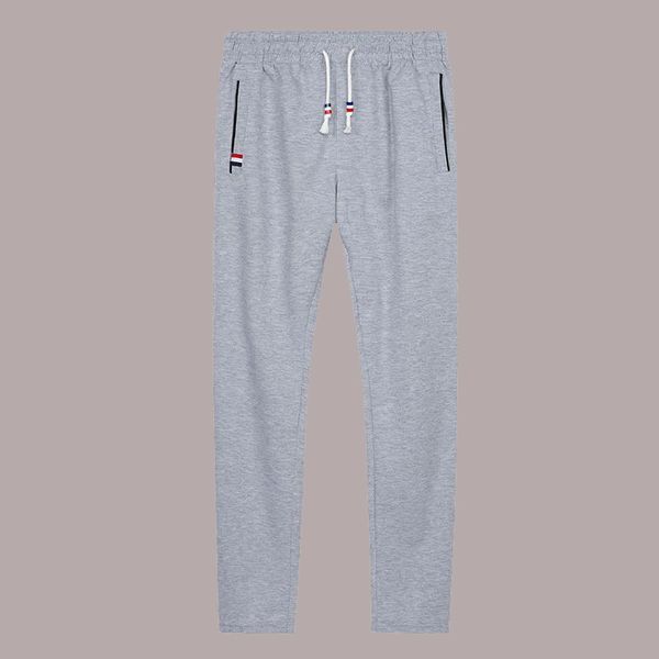 

spring autumn men's sports running pants joggers loose straight cylinder active pants gym workout jogging trousers plus size 6xl, Black