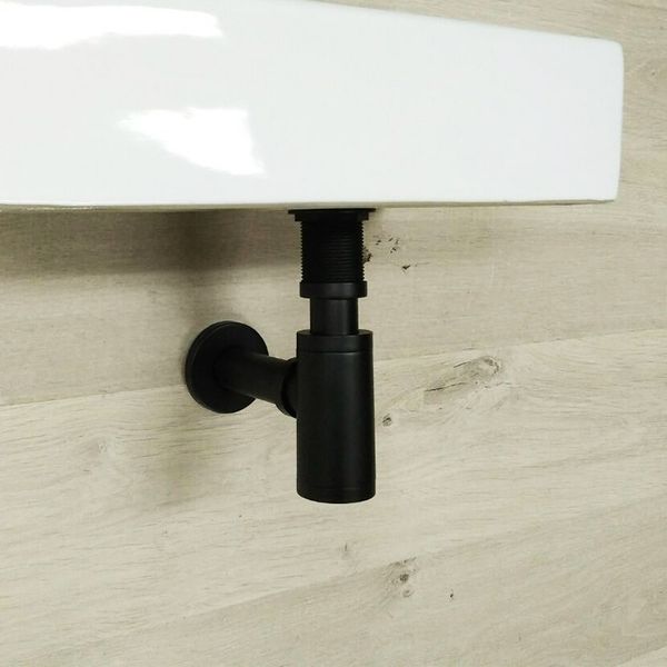 

bathroom pop-up basin waste drain wall connection p-traps drain pipe quality brass black gold rose gold chrome