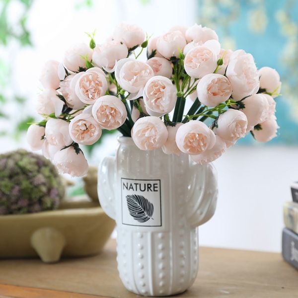 

artificial flowers 27 rose bouquet home l table decoration fake flower wedding home simulation decorative fake plants