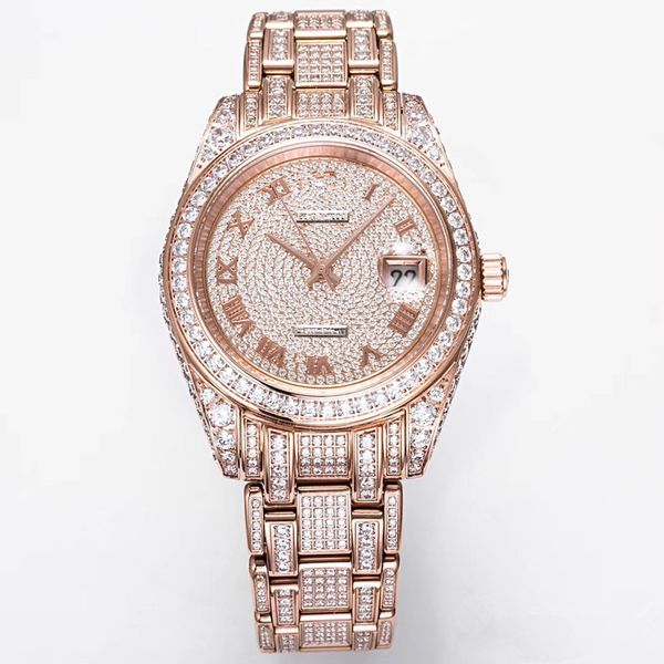 

18k micro - nano electroplating with the original imported mechanical movement mens designer watches men's luxury watch men s luxury de, Slivery;brown