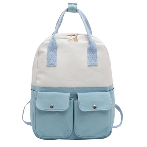 

fashion backpack women students canvas hit color shoulder bag preppy style school bag teenagers tote backpacks bolsa feminina