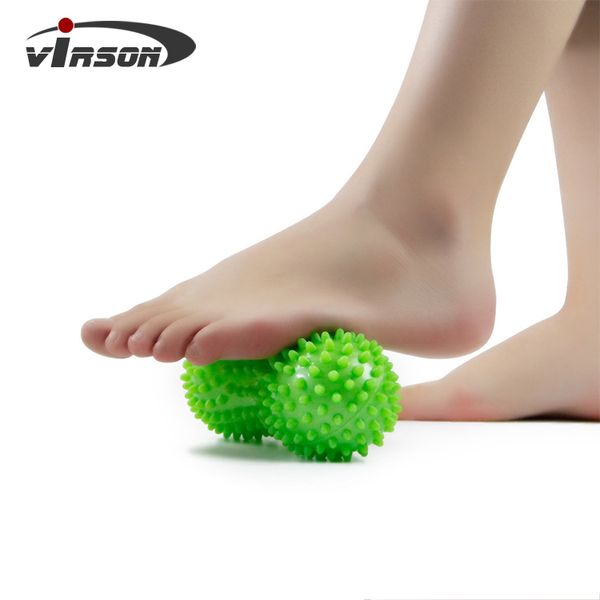 Virson Relax Muscle Fitness Exercício PVC Peanut Massage Ball Spiky1