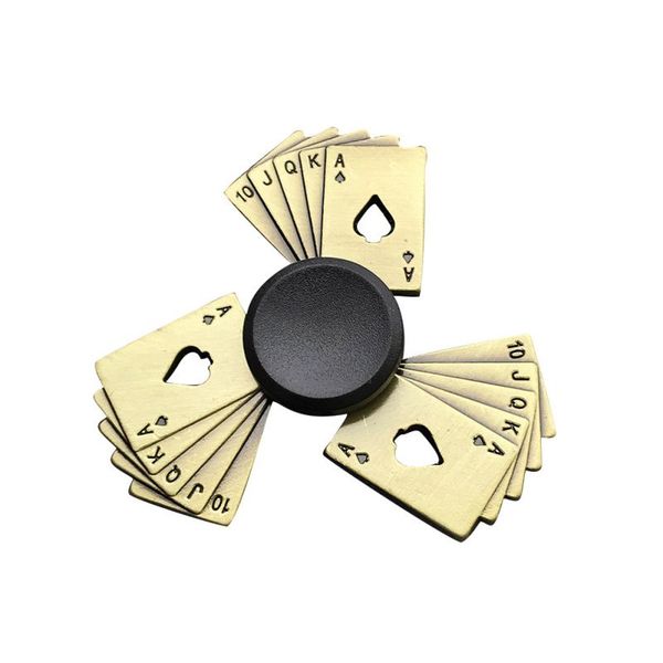 

metal fidget spinners stress relief spin for kid office people anxiety removal toys