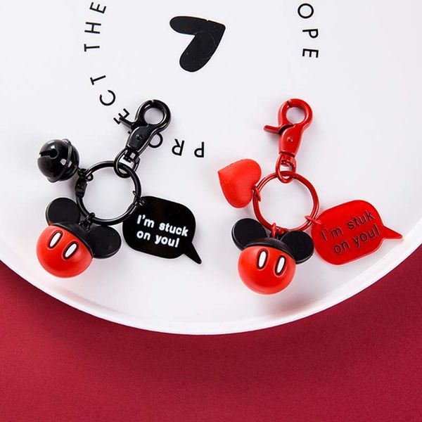 

fashion cartoon keychains cute sweet heart key chain pendant for girl bag keyring gifts bag pendant 2020, Silver