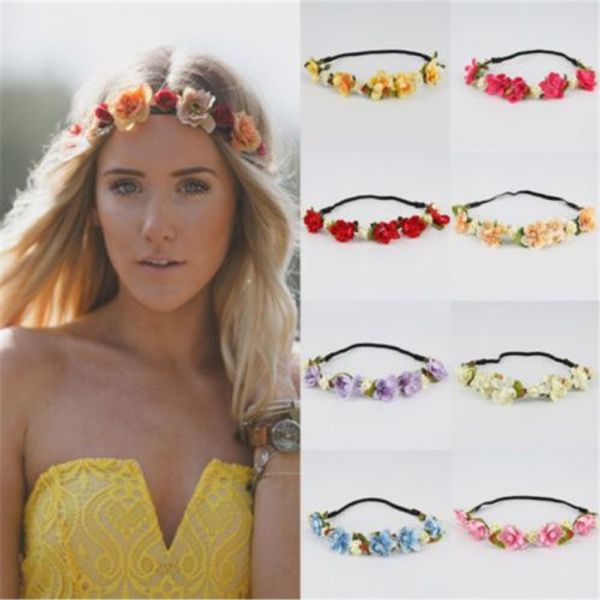 

beauty floral flower womens girls hairband headband festival party wedding festival new headdress
