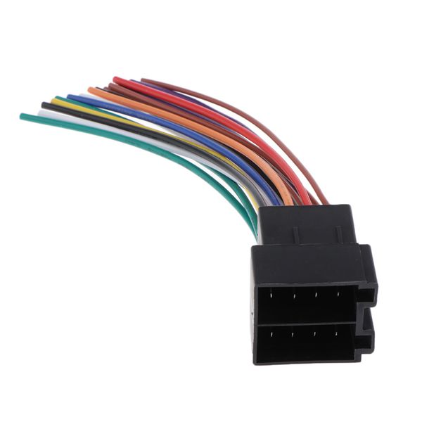 

male iso bare end adpater wire connector car stereo radio for beetle