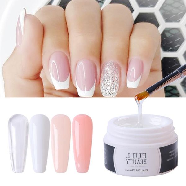 

15ml nail extension quick building for nail finger extension form repair broken nail uv gel polish varnish gl1623, Red;pink