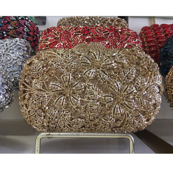 

latest design ladies party small purse female prom purse bridal shoulder bag diamonds rhinestones women's pouch evening bags
