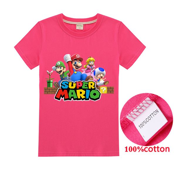 

boys t shirt fashion print kids t shirt for boy cotton short sleeve baby girls children's clothes 8-15y 2020 new summer, Blue