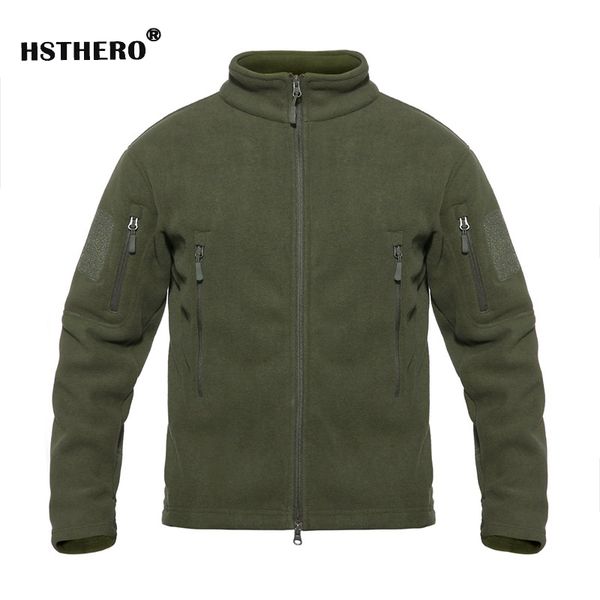 

2019 army men tactical fleece jacket autumn winter solid brand male outdoor coat warm patchwork clothing new arrival plus size, Black;brown