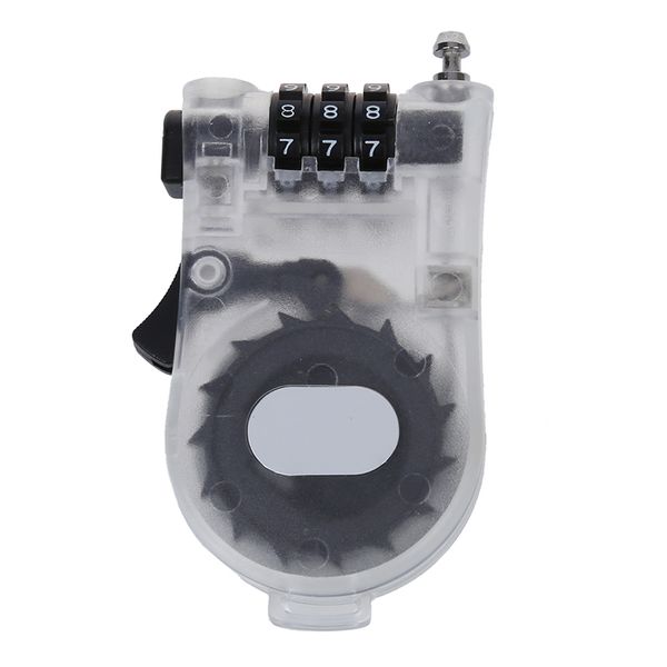 

bmx bike bicycle cycle cable combination lock helmet luggage safety white