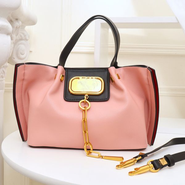 

handbags genuine bag purses women ladies leather totes accessories shoulder big bags bag chain shopper casual uhkqi, Red;black