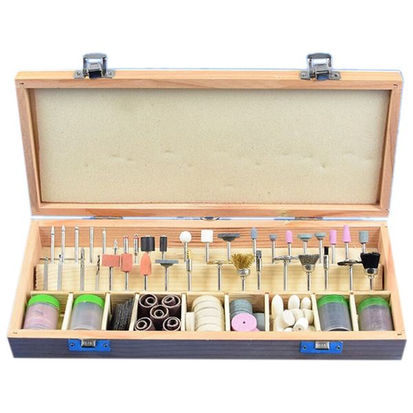 

new 228-piece rotary tool accessories kit grinding polishing shank craft bits