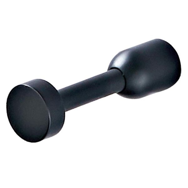 

black brass wall mounted towel rack toilet towel bar with base and tail end