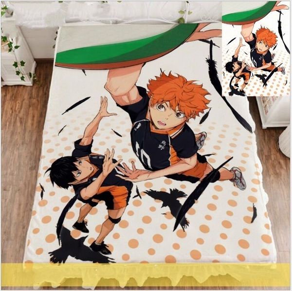 

anime haikyuu high kyuu shoyo hinata syouyou blanket bed sheet 59x79
