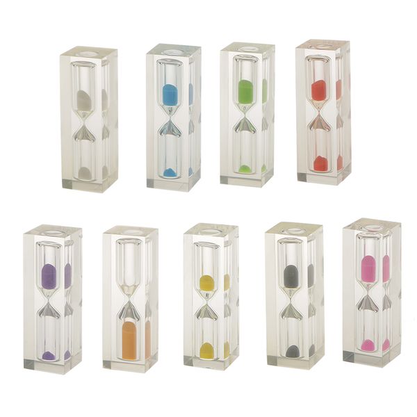 

acrylic clear 3 minutes sandglass hourglass egg sand timer clock home decor gift