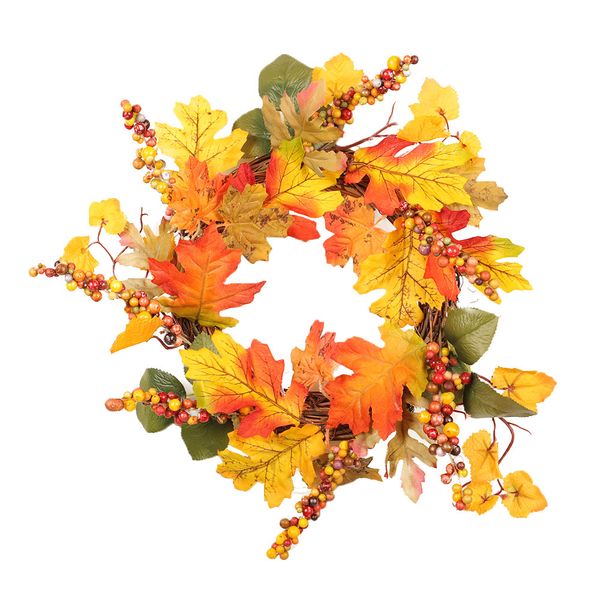 

xmas decoration autumn berry artificial garland front door wreath xmas home decor decoration navidad 2018
