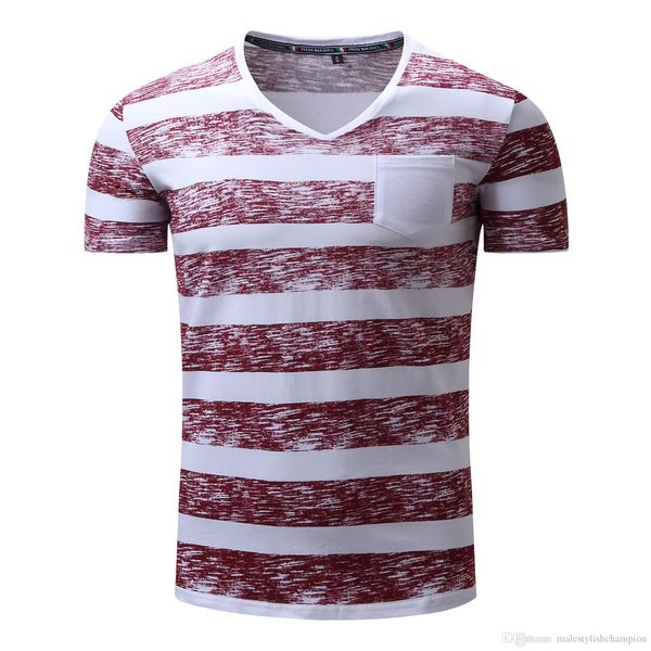 

fashion summer mens designer striped t shirt short sleeved o-neck cotton casual tees shirt, White;black