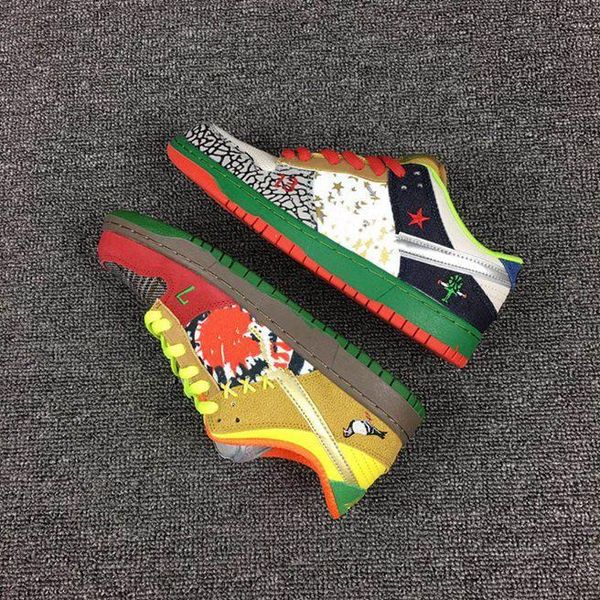 

dunk sb low pro og qs diamond supply co canary yellow black white men women running shoes dunk paris ftc sports sneakers 36-45